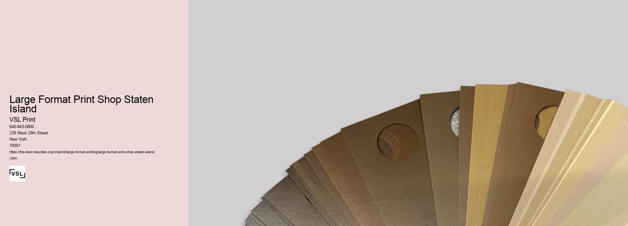 Large Format Print Shop Staten Island