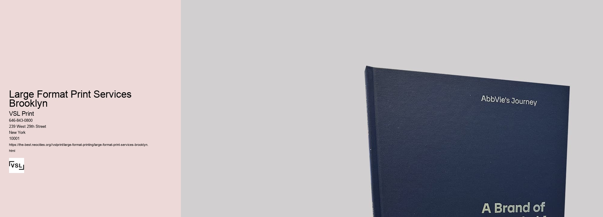 Large Format Print Services Brooklyn