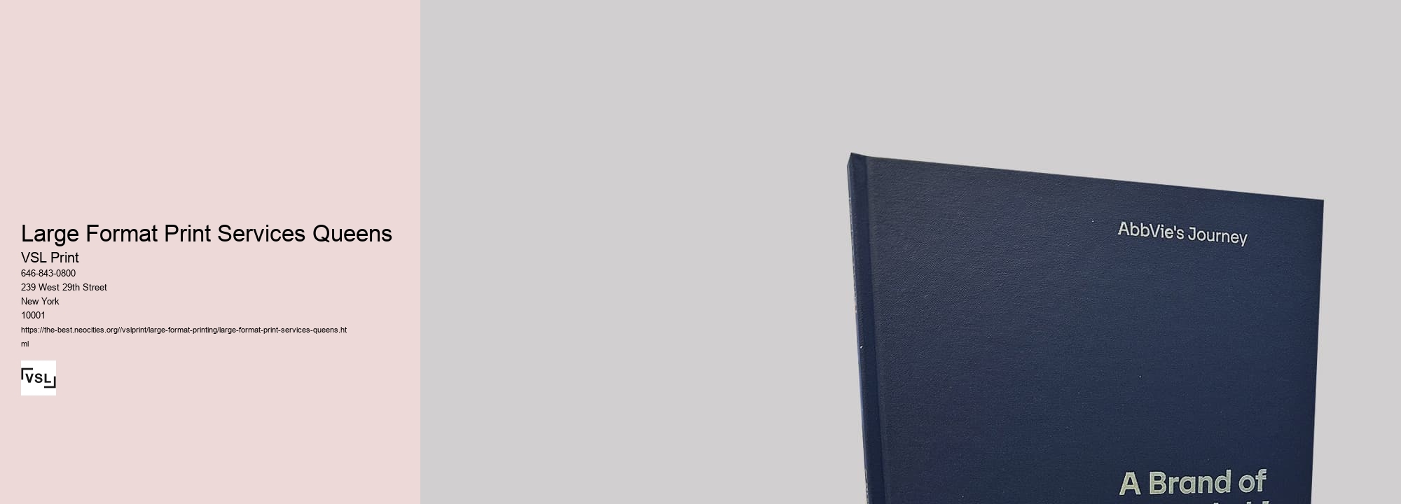 Large Format Print Services Queens
