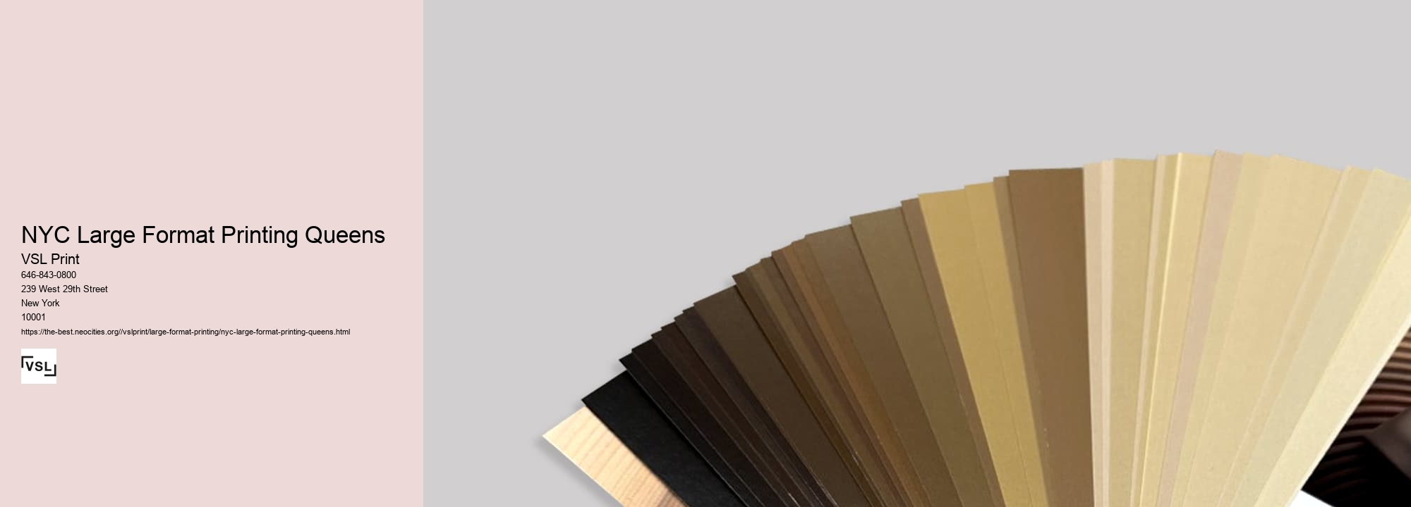NYC Large Format Printing Queens