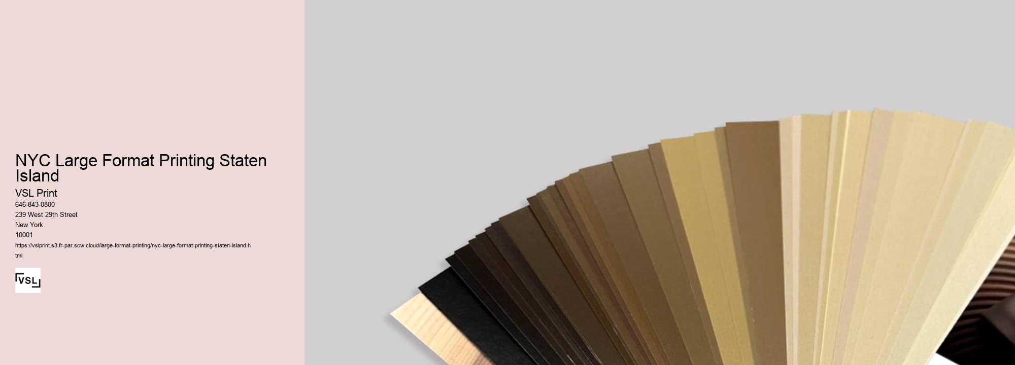 NYC Large Format Printing Staten Island